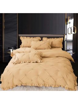 Lenjerii de lux pliuri si volan 4 piese