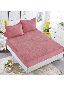 Huse catifea 3 piese 180x200