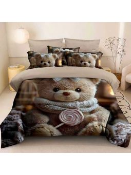 Lenjerii de pat finet cu elastic 6 piese 5D