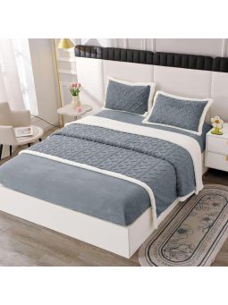 Lenjerii croșetată cu blană cu elastic 4 piese