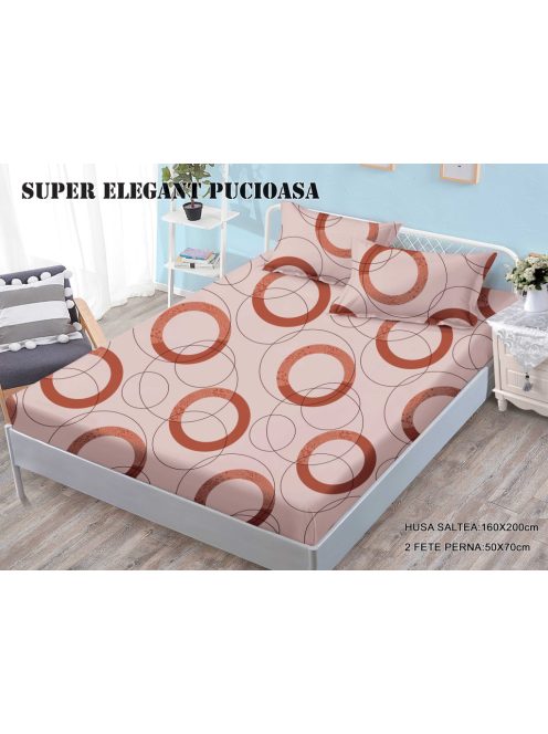 Husa cu elastic 3 piese 160x200 - Cod N-100