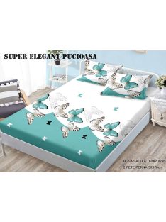 Husa cu elastic 3 piese 160x200 - Cod N-103