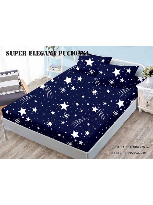 Husa cu elastic 3 piese 180x200 - Cod L-101