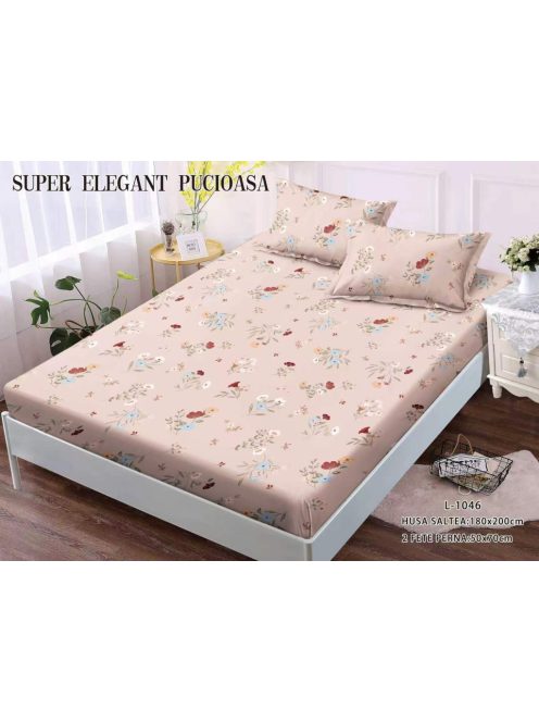 Husa cu elastic 3 piese 180x200 - Cod L-1046