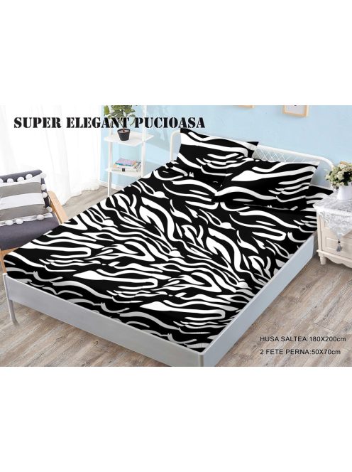 Husa cu elastic 3 piese 180x200 - Cod L-105