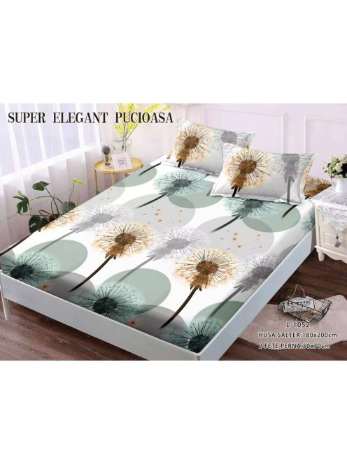 Husa cu elastic 3 piese 180x200 - Cod L-1052