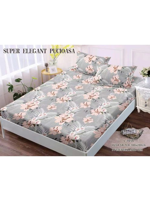 Husa cu elastic 3 piese 180x200 - Cod L-1056