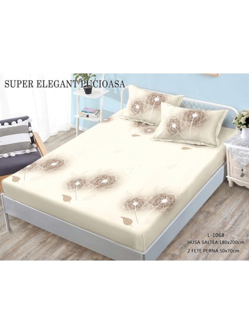 Husa cu elastic 3 piese 180x200 - Cod L-1068