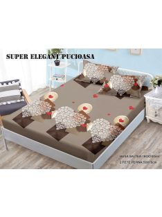 Husa cu elastic 3 piese 180x200 - Cod L-111