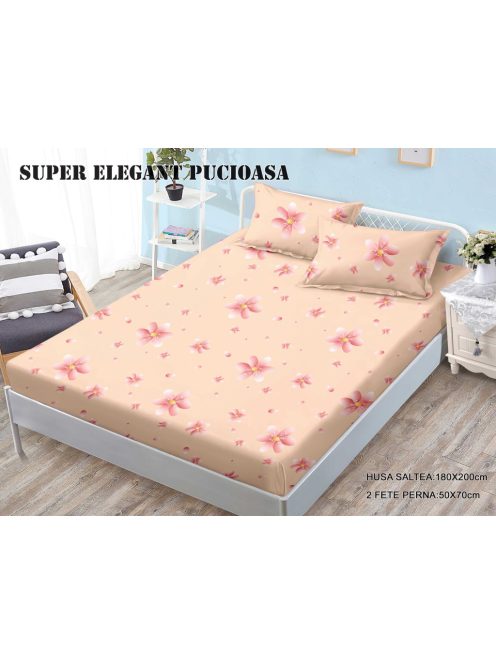 Husa cu elastic 3 piese 180x200 - Cod L-112