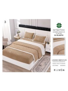   Lenjerie croșetată cu blană cu elastic 4 piese - Cod Cros3