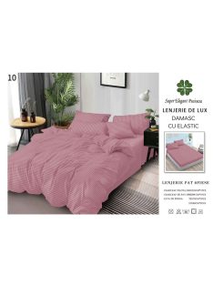 Lenjerie de lux damasc cu elastic 6 piese - Cod DAU-10