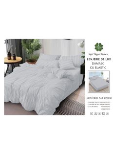 Lenjerie de lux damasc cu elastic 6 piese - Cod DAU-11