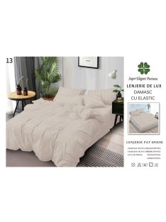 Lenjerie de lux damasc cu elastic 6 piese - Cod DAU-13