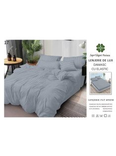Lenjerie de lux damasc cu elastic 6 piese - Cod DAU-17