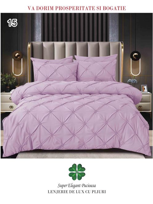 Lenjerie de lux cu pliuri 6 piese - Cod Pliuri 15