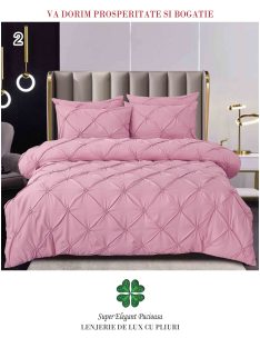 Lenjerie de lux cu pliuri 6 piese - Cod Pliuri 2