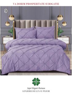 Lenjerie de lux cu pliuri 6 piese - Cod Pliuri 9