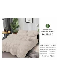 Lenjerie de lux damasc 6 piese - Cod DA-13