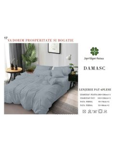 Lenjerie de lux damasc 6 piese - Cod DA-17