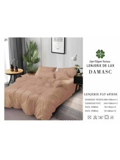 Lenjerie de lux damasc 6 piese - Cod DA-21