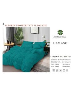 Lenjerie de lux damasc 6 piese - Cod DA-6