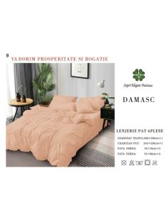 Lenjerie de lux damasc 6 piese - Cod DA-9