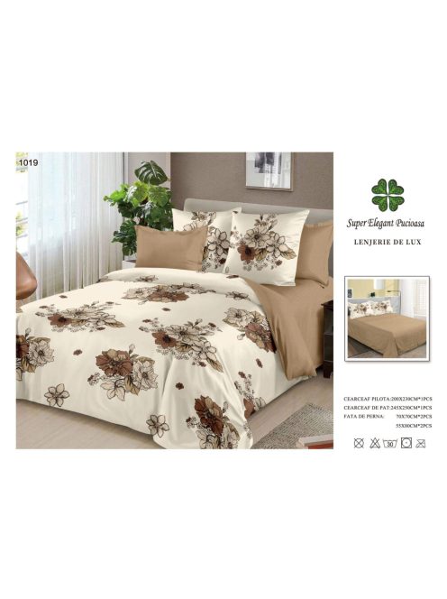Lenjerie de pat finet 6 piese - Cod 1019