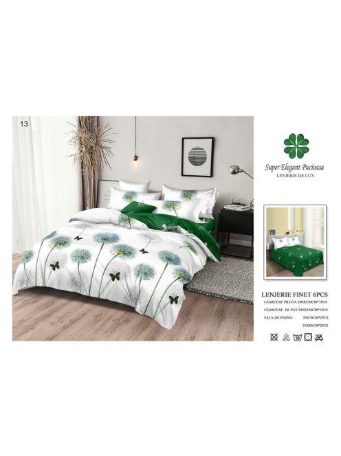 Lenjerie de pat finet 6 piese - Cod 13