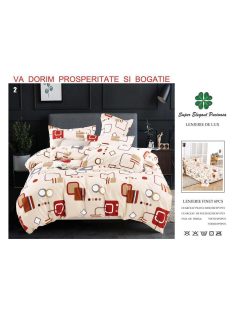 Lenjerie de pat finet 6 piese - Cod 2