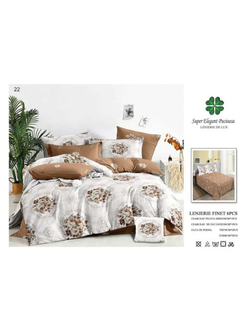 Lenjerie de pat finet 6 piese - Cod 22
