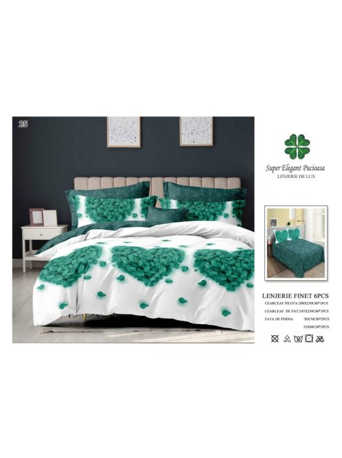 Lenjerie de pat finet 6 piese - Cod 25