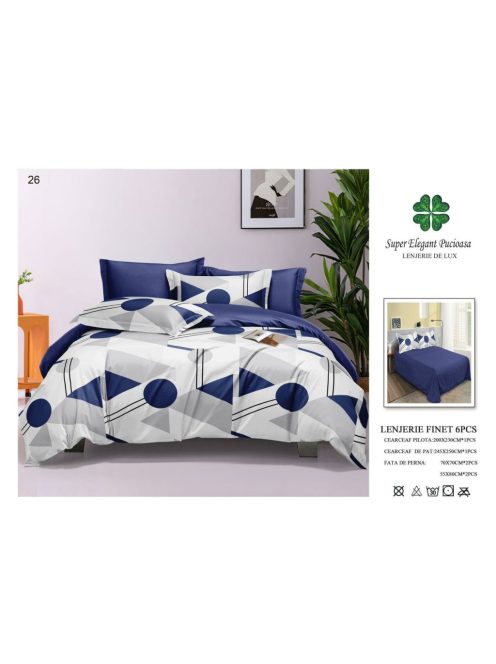 Lenjerie de pat finet 6 piese - Cod 26