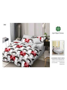 Lenjerie de pat finet 6 piese - Cod 352