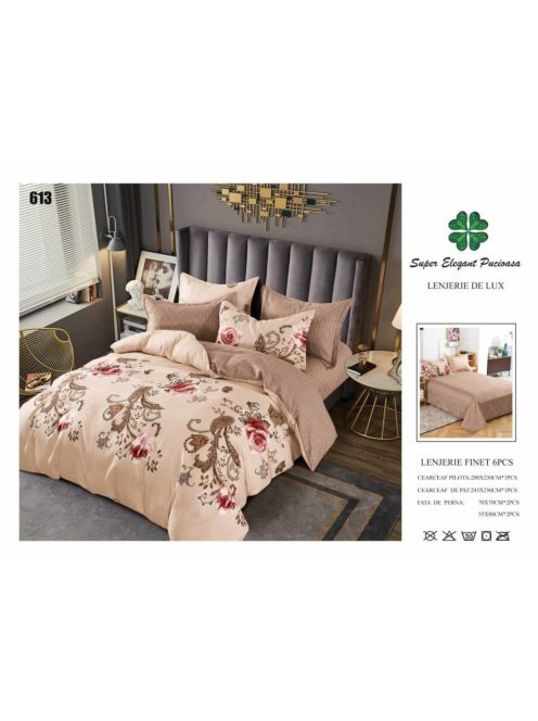 Lenjerie de pat finet 6 piese - Cod 613