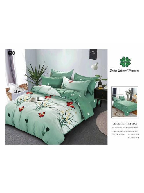 Lenjerie de pat finet 6 piese - Cod 630