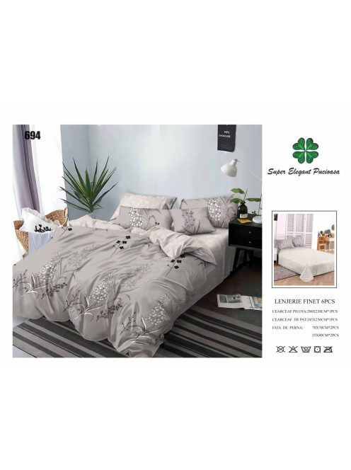 Lenjerie de pat finet 6 piese - Cod 694