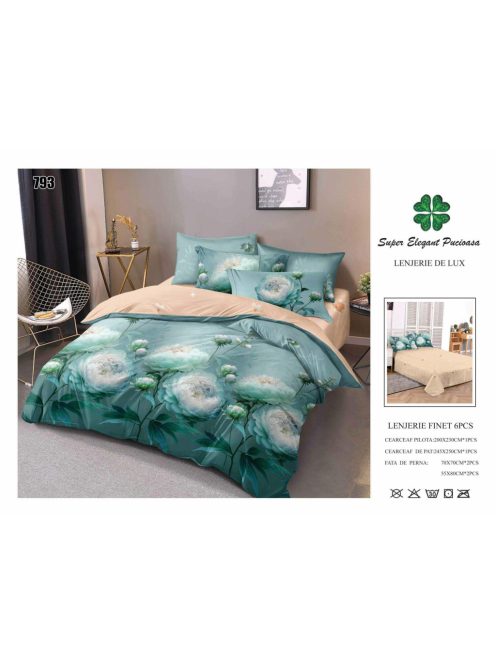 Lenjerie de pat finet 6 piese - Cod 793