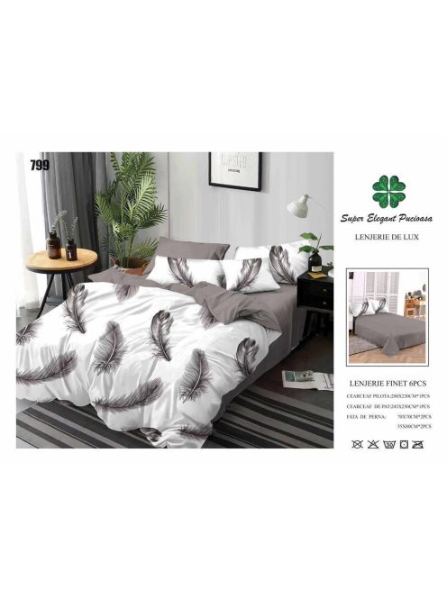 Lenjerie de pat finet 6 piese - Cod 799