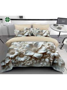 Lenjerie de pat finet cu elastic 6 piese 5D - Cod 5D2