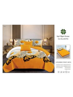Lenjerie de pat finet cu elastic 6 piese - Cod A1063