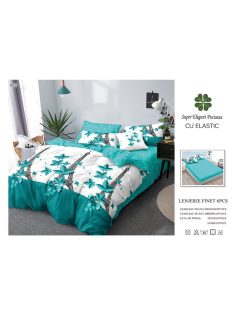 Lenjerie de pat finet cu elastic 6 piese - Cod A945